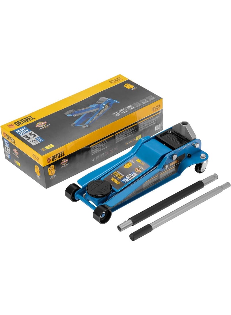 دينزل رافعة سيارة هيدروليكية 3.5 طن من DENZEL - رافعة عربة شديدة التحمل مع مضخة محمولة - نظام رفع سريع - أدوات ومعدات السيارات لإصلاح وصيانة السيارات - Image 1