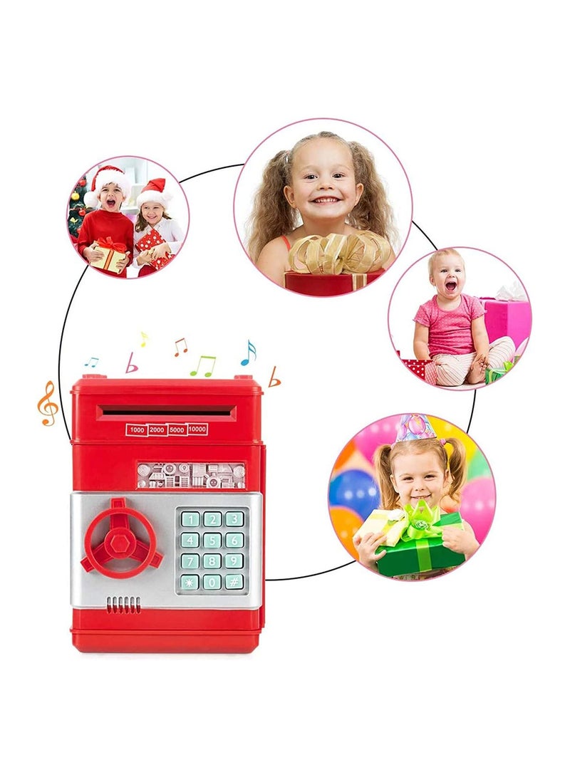 Kids Piggy Bank,Electronic Money Bank, Electronic Password Piggy Bank Mini ATM Cash Coin Money Box,Best Toy Gifts for Children Boys Girls - Image 2