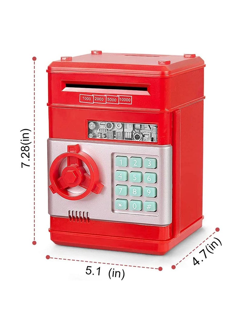 Kids Piggy Bank,Electronic Money Bank, Electronic Password Piggy Bank Mini ATM Cash Coin Money Box,Best Toy Gifts for Children Boys Girls - Image 5