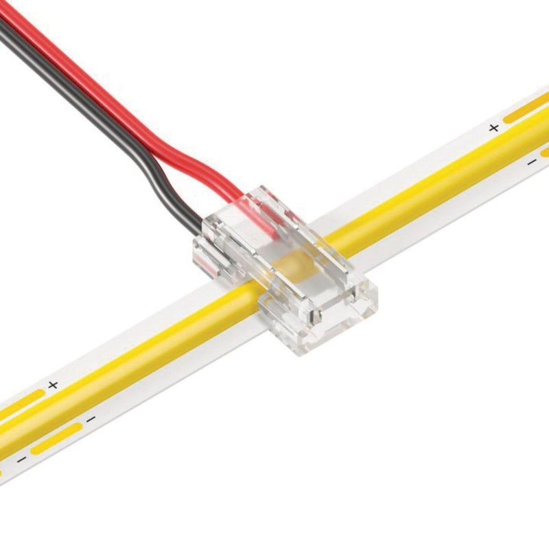 Snoogg 8-in-1 LED Strip Connector, easy installation 2Pin SMD COB extension connectors IP20 Mono, Solderless Quick Connect, Beetle Clip X,DIY Lighting Projects (20) - Image 5