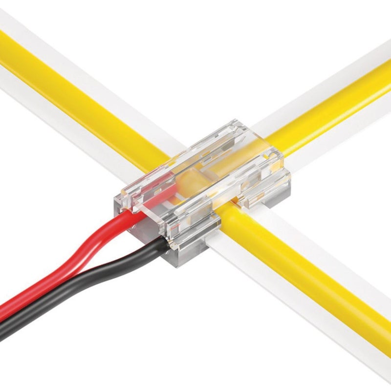 Snoogg 8-in-1 LED Strip Connector, easy installation 2Pin SMD COB extension connectors IP20 Mono, Solderless Quick Connect, Beetle Clip X,DIY Lighting Projects (20) - Image 3