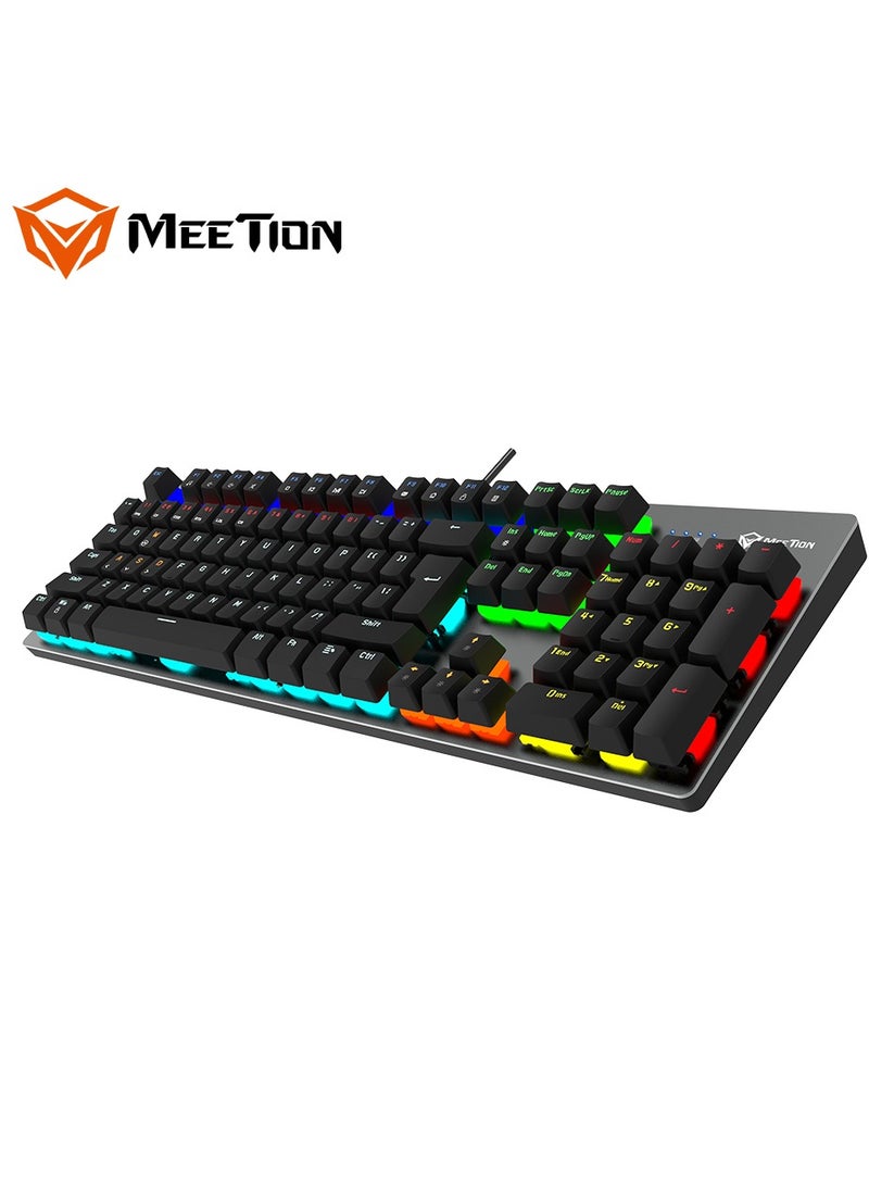 Meetion MK007 PRO Hot swap Mechanical Keyboard Pluggable Switch Full keys Anti-ghosting Colorful LED Backlight customizable autonomously Keyboard (Black) - pzsku/Z7F3E953F8C01E5BE3B57Z/45/_/1702912801/1bb4f55c-1ede-4058-9c6e-7f7f38c5d6ca