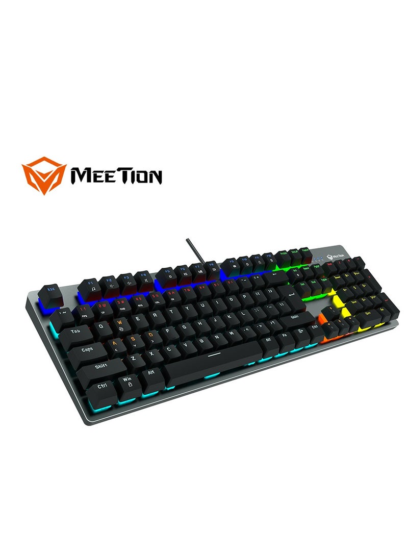 Meetion MK007 PRO Hot swap Mechanical Keyboard Pluggable Switch Full keys Anti-ghosting Colorful LED Backlight customizable autonomously Keyboard (Black) - pzsku/Z7F3E953F8C01E5BE3B57Z/45/_/1702912801/a06e48d9-c560-450f-9121-e529d2f859a3