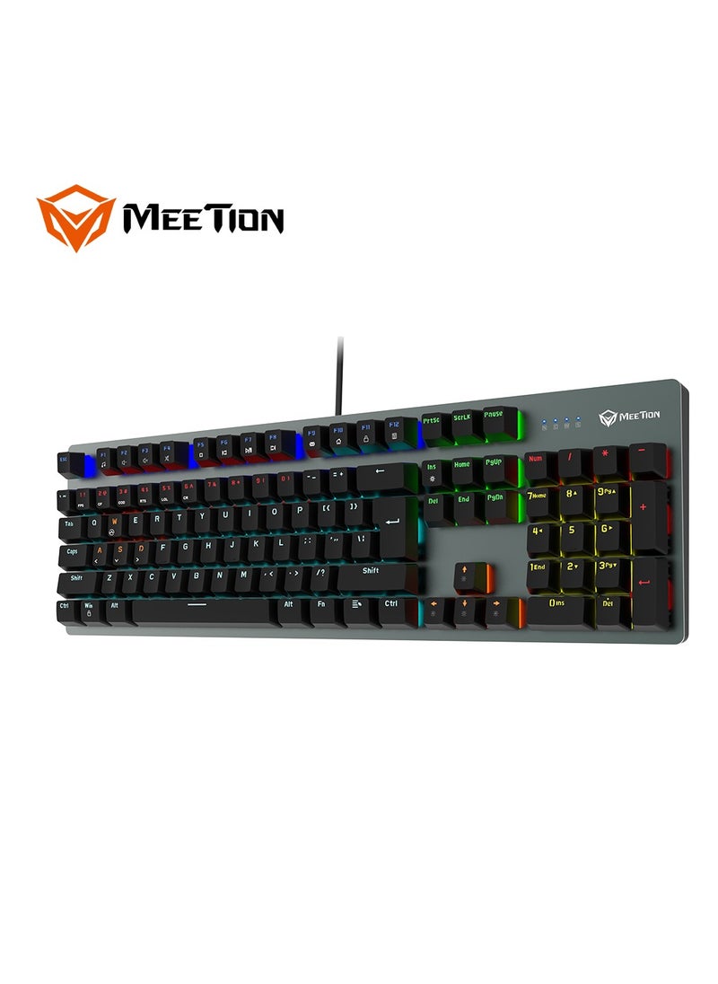 Meetion MK007 PRO Hot swap Mechanical Keyboard Pluggable Switch Full keys Anti-ghosting Colorful LED Backlight customizable autonomously Keyboard (Black) - pzsku/Z7F3E953F8C01E5BE3B57Z/45/_/1702912802/901417c5-a135-4bf3-923a-e98b4aa520e7