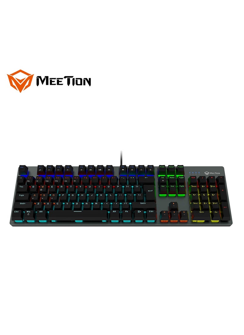 Meetion MK007 PRO Hot swap Mechanical Keyboard Pluggable Switch Full keys Anti-ghosting Colorful LED Backlight customizable autonomously Keyboard (Black) - pzsku/Z7F3E953F8C01E5BE3B57Z/45/_/1702912802/b49712bb-6777-489e-aadf-6514f0273458