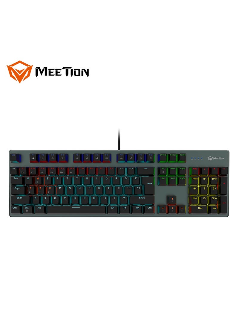 Meetion MK007 PRO Hot swap Mechanical Keyboard Pluggable Switch Full keys Anti-ghosting Colorful LED Backlight customizable autonomously Keyboard (Black) - pzsku/Z7F3E953F8C01E5BE3B57Z/45/_/1702912803/8ea03eda-b4c0-45b1-8343-1c1012783c45