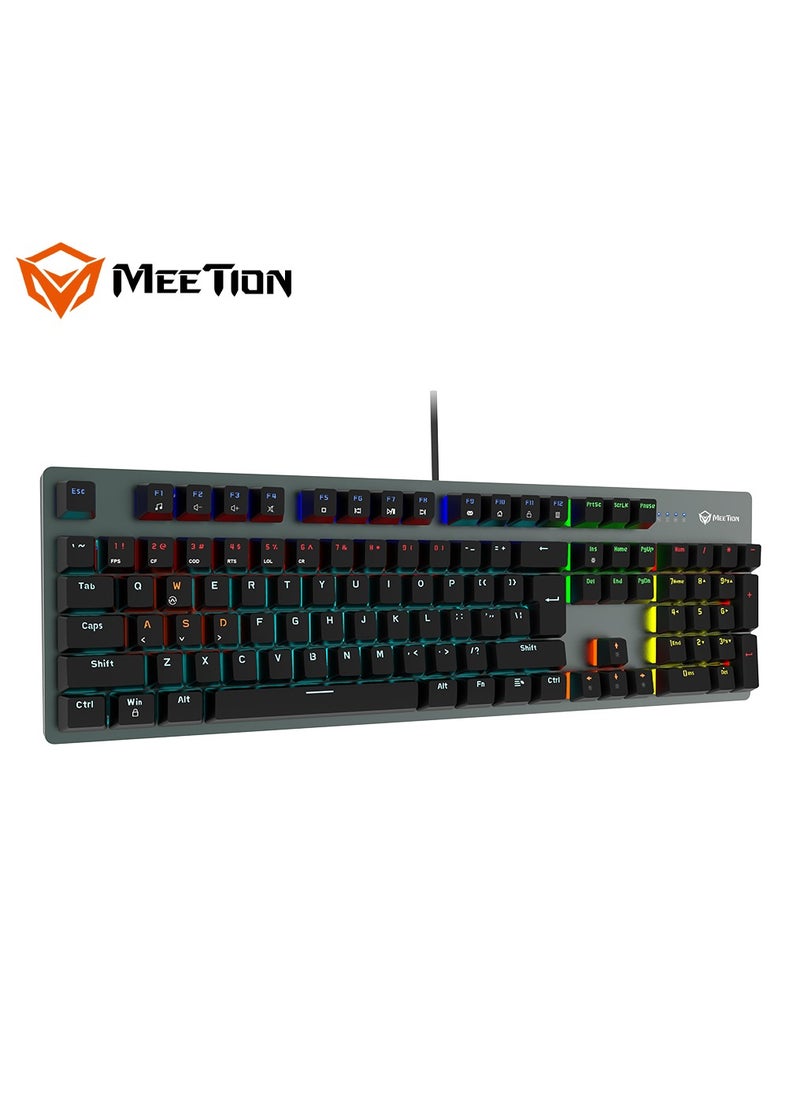 Meetion MK007 PRO Hot swap Mechanical Keyboard Pluggable Switch Full keys Anti-ghosting Colorful LED Backlight customizable autonomously Keyboard (Black) - pzsku/Z7F3E953F8C01E5BE3B57Z/45/_/1702912804/7a0274e1-2609-48da-a085-376076459a43