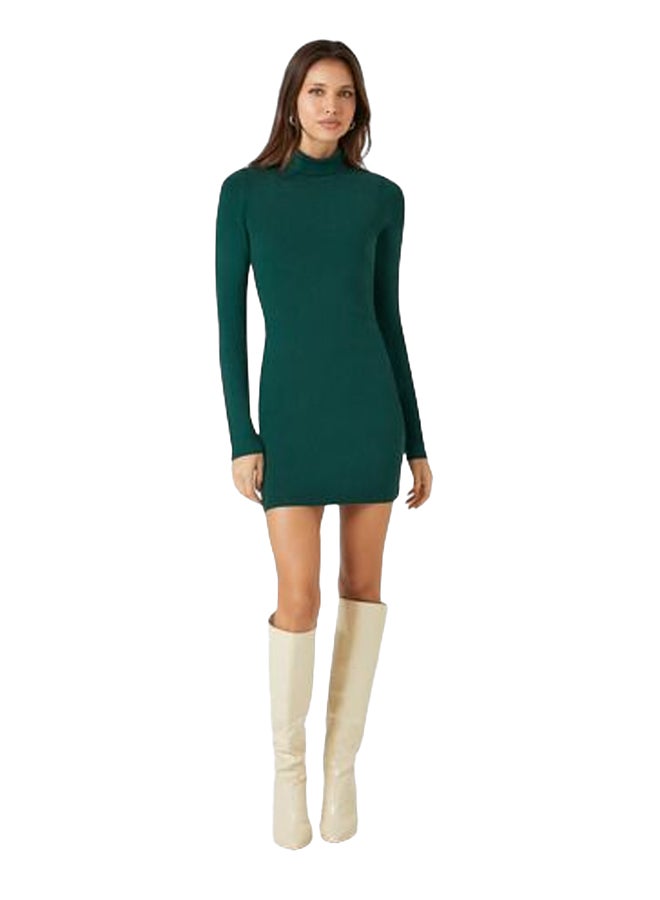 FOREVER 21 Turtleneck Mini Sweater Dress  - Image 1