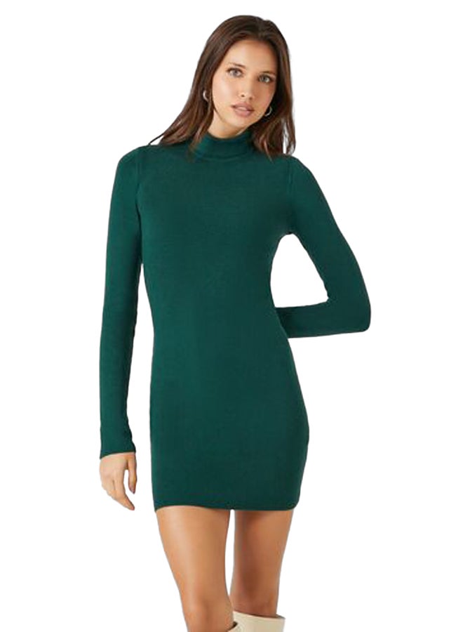 FOREVER 21 Turtleneck Mini Sweater Dress  - Image 3