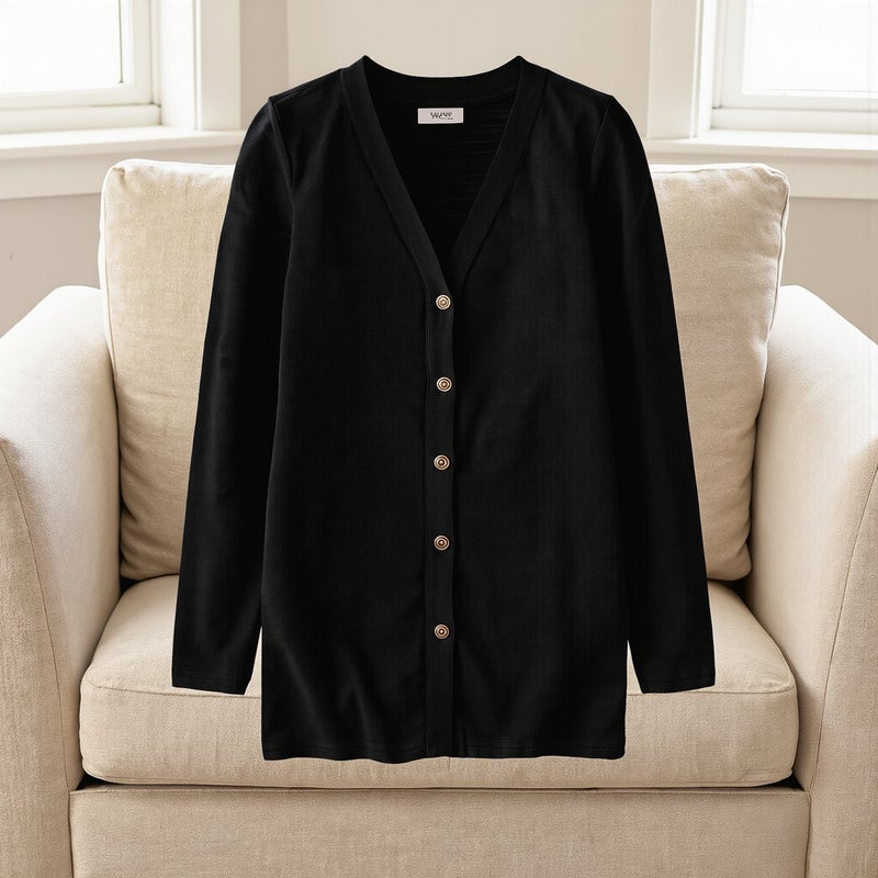 Women Multi Color All Match Long Cardigan Basic S All Outfits Compatible - Image 3