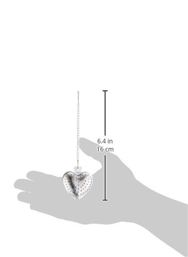 Fox Run Heart Tea Infuser, 0.25 x 1.75 x 6.25 inches, Metallic - Image 5