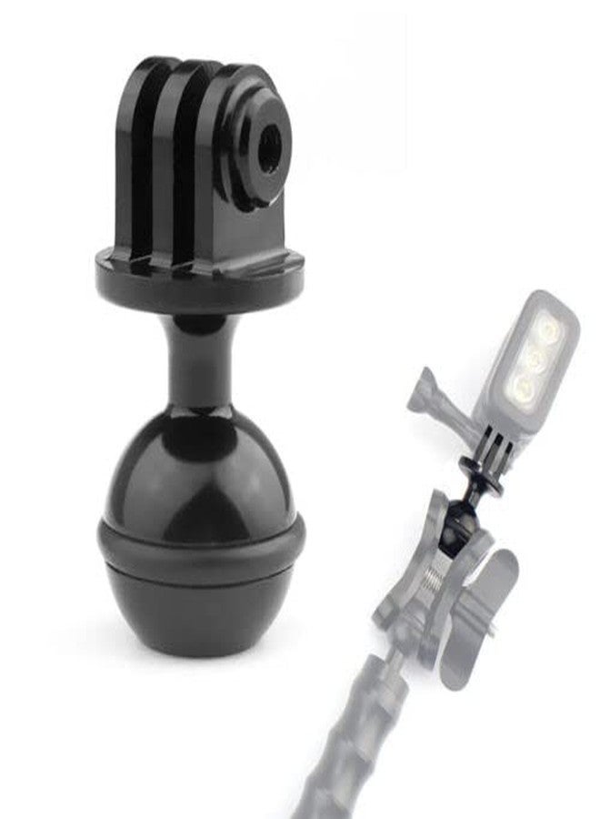 Action Pro CNC 360 Degree Rotation Ball Head Mount Tripod 2.5CM for Gopro-7/8/9/10/11 and Other Action Cameras - Image 1