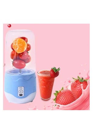Portable Blender Juicer Cup Travel Blending Bottles with USB Rechargeable for Shakes Smoothies Kitchen And Gym Blue - pzsku/Z7F3EE6ABA65023153F5BZ/45/_/1657276676/04f564aa-aee7-43ac-8680-000502135699