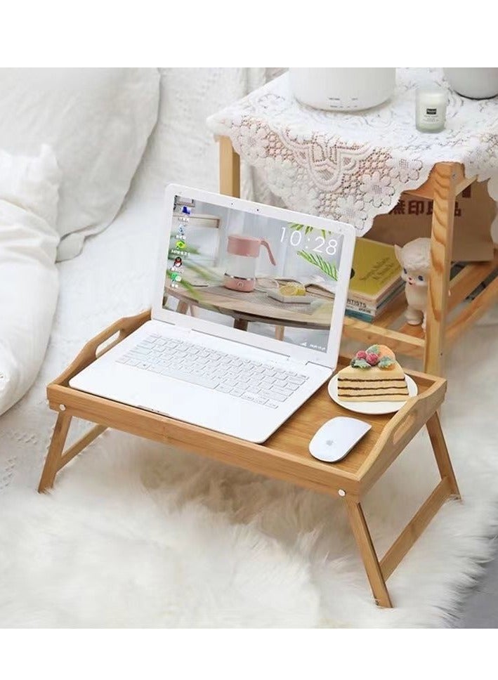 طاولة طعام في الهواء الطلق التخييم الغذاء صينية سرير كسول - Image 2