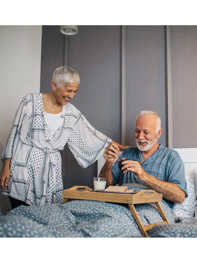 طاولة طعام في الهواء الطلق التخييم الغذاء صينية سرير كسول - Image 3