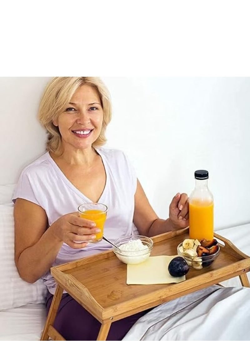 طاولة طعام في الهواء الطلق التخييم الغذاء صينية سرير كسول - Image 4