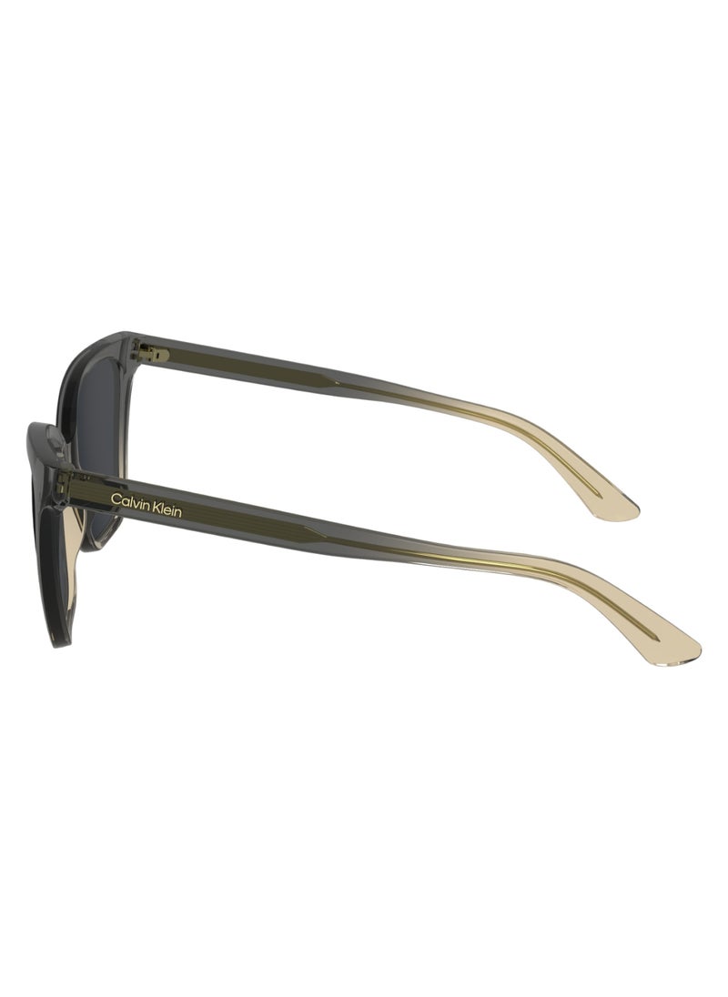 CALVIN KLEIN FULL RIM BIO INJ-G820 CAT EYE CALVIN KLEIN SUN CK24507S  5717 (039) GREY/BEIGE  - Image 4