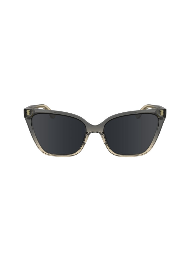 CALVIN KLEIN FULL RIM BIO INJ-G820 CAT EYE CALVIN KLEIN SUN CK24507S  5717 (039) GREY/BEIGE  - Image 1