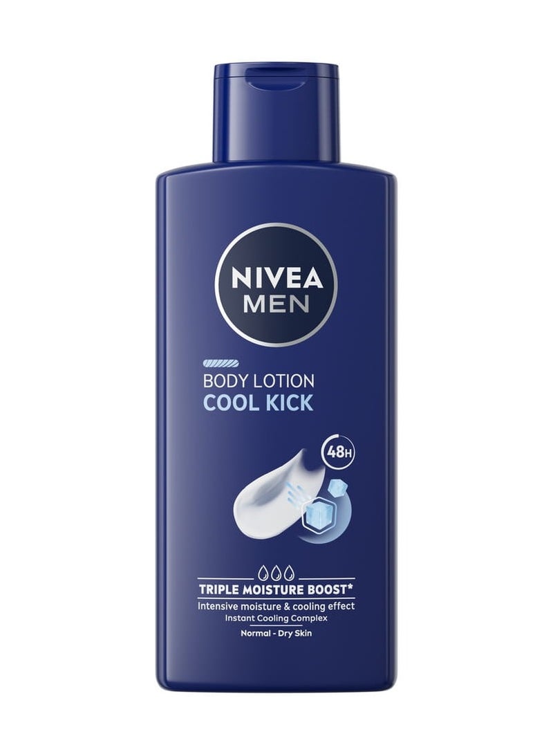 Nivea Men Cool Kick Body Lotion 48h Moisture Cooling 400ml