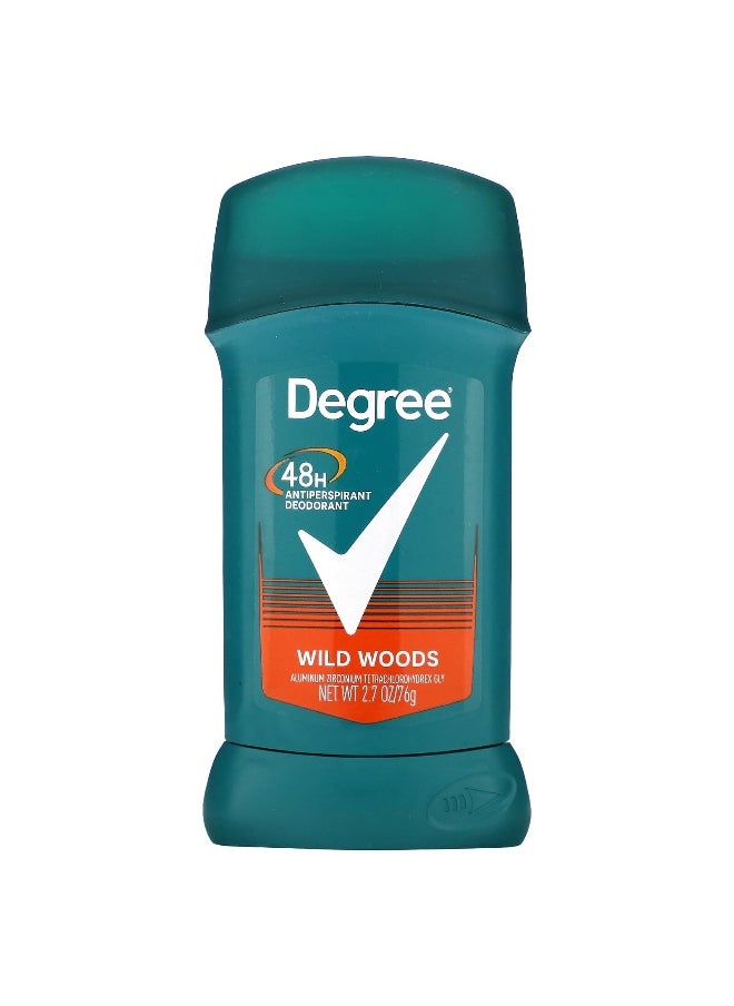 Degree Degree, 48 Hour Antiperspirant Deodorant, Wild Woods, 2.7 oz (76 g)  - Image 1