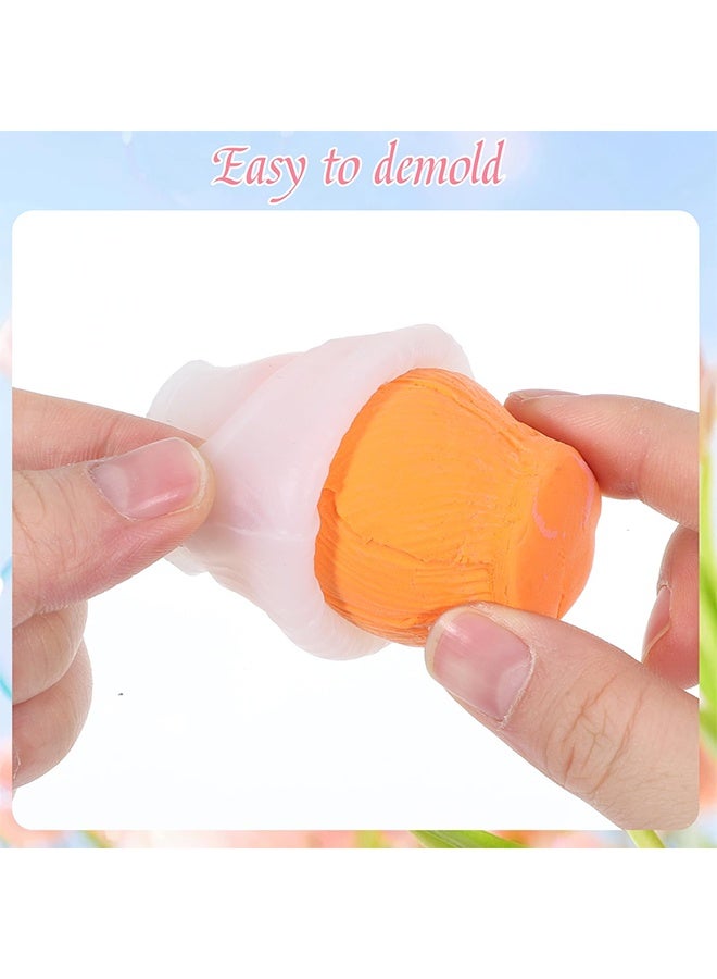 2 PCS 3D Tulip Flower Silicone Candle Mold for Resin Soap Epoxy Plaster Cement Clay Home DIY Craft Making - Image 4