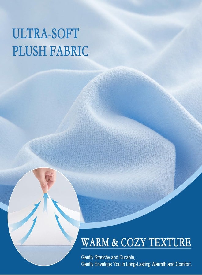 YOUR MOON Memory Foam Travel Pillow, Pure Cotton Cover, Ergonomic Wave Compressible Camping Pillow for Sleeping, Portable Backpacking Neck Support Pillows for Hiking, Car & Airplane (Blue White) - Image 5