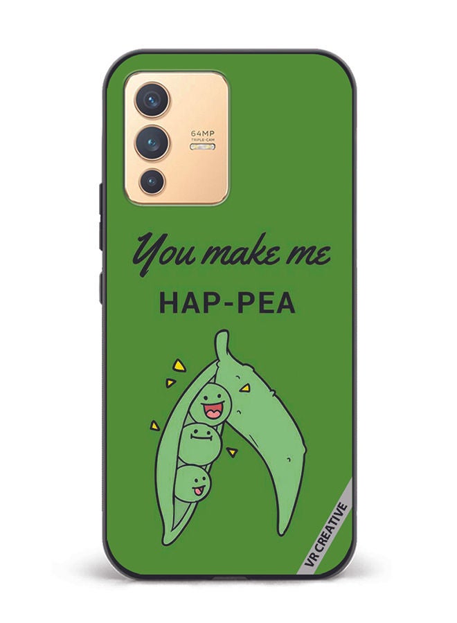 VR CREATIVE Protective Case Cover For Vivo V23 5G You Make Me Happy Design Multicolour - Image 1