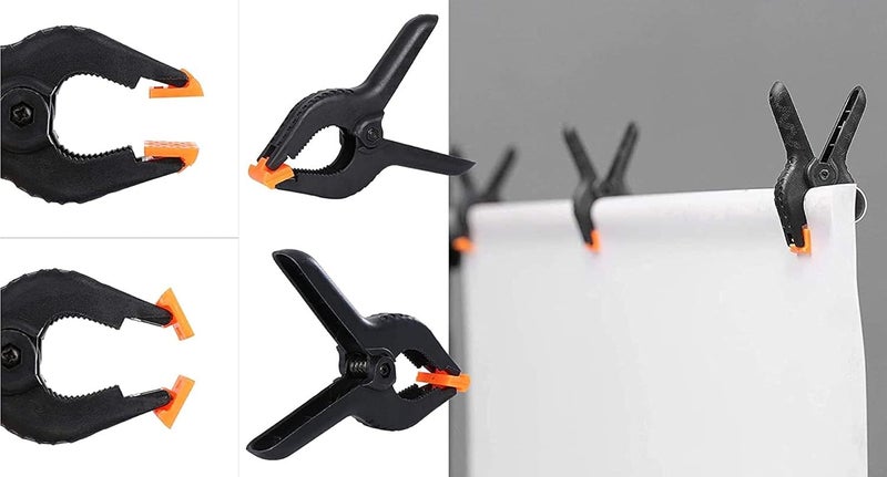 DIY Crafts CTDIYHI23902 Nylon Spring Clamp Hand Tools SetPlastics Clips for Backdrop Wood Working Photography Craft Art DIY Tools - Image 2