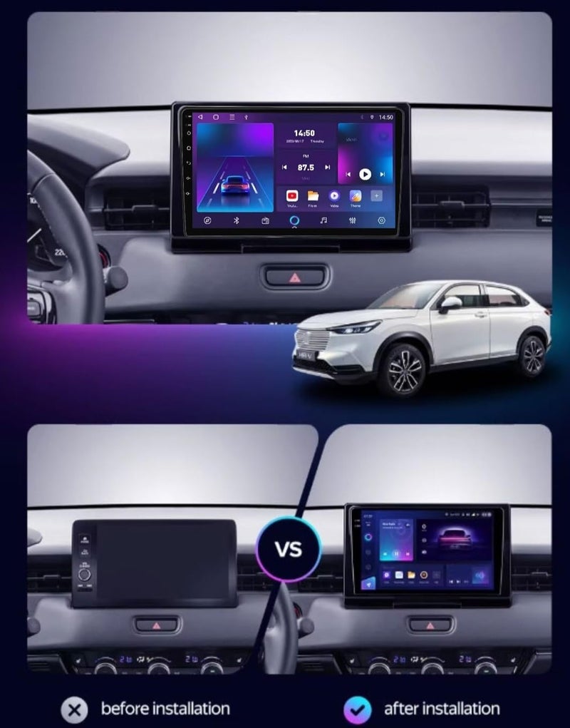 Vierex Honda HR-V Car Stereo with GPS and Wireless Connectivity - Image 2