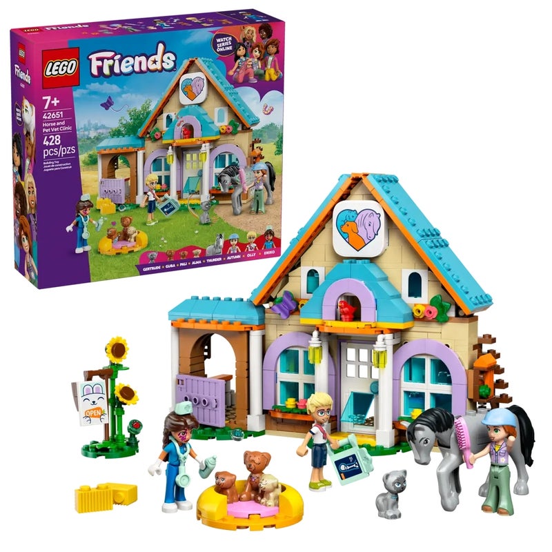 LEGO - Friends Horse and Pet Vet Clinic 428 Pieces - 42651 - Image 2