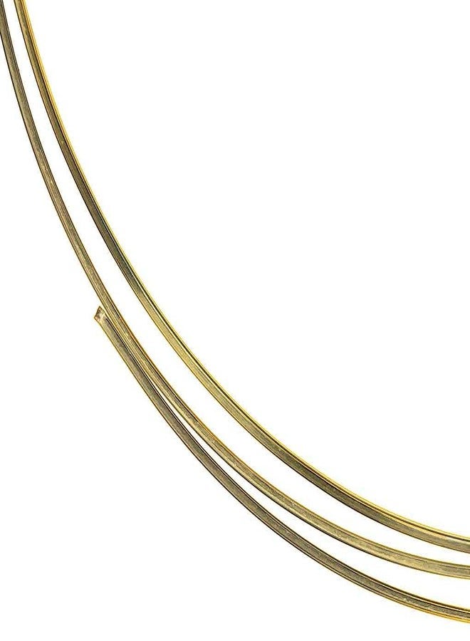 uGems Square 14K Gold Filled Wire 21 Gauge .028" 0.7mm Soft Qty=24 inches - Image 1