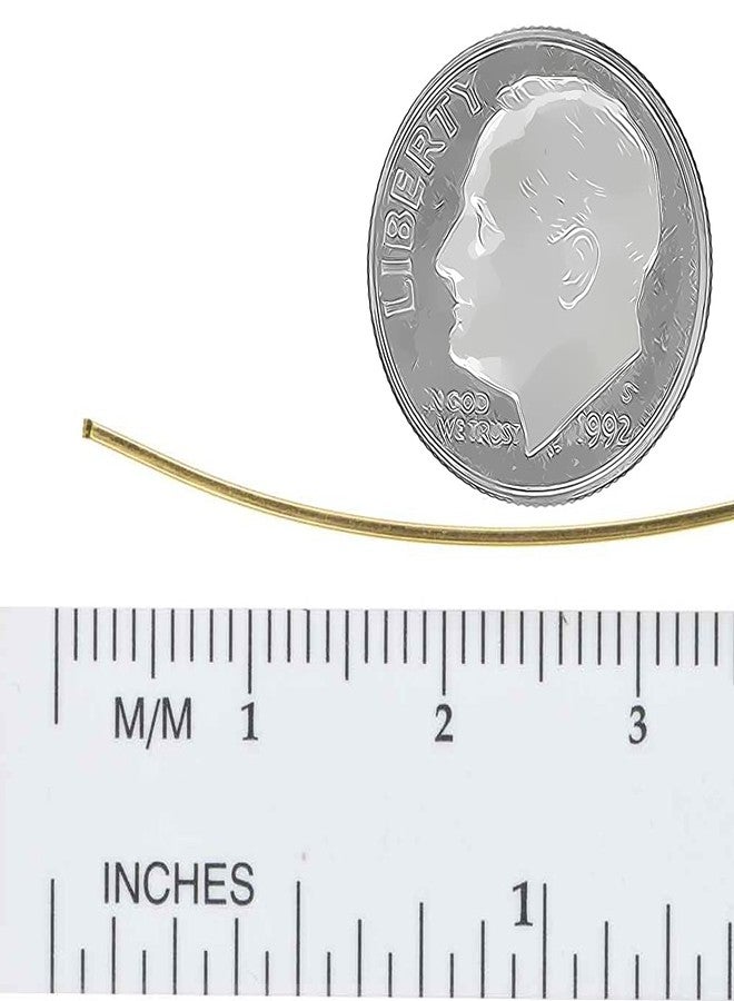 uGems Square 14K Gold Filled Wire 21 Gauge .028" 0.7mm Soft Qty=24 inches - Image 5