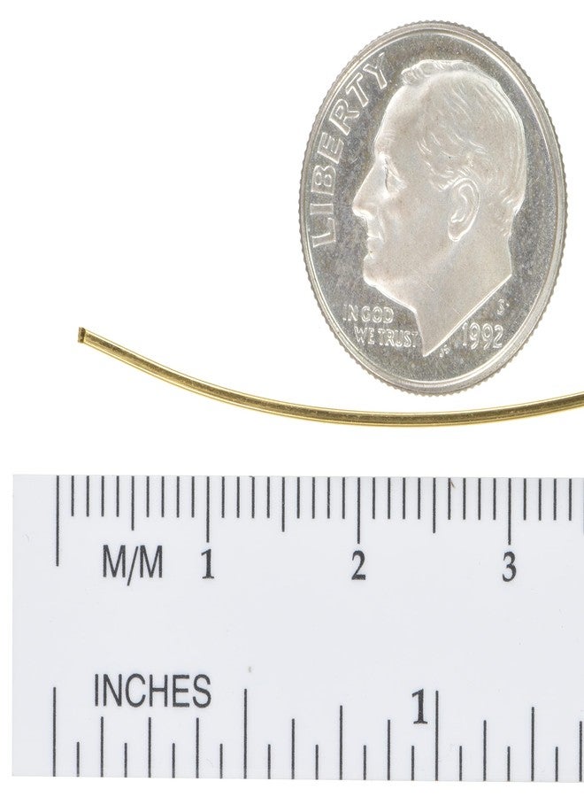 uGems Square 14K Gold Filled Wire 21 Gauge .028" 0.7mm Soft Qty=24 inches - Image 4