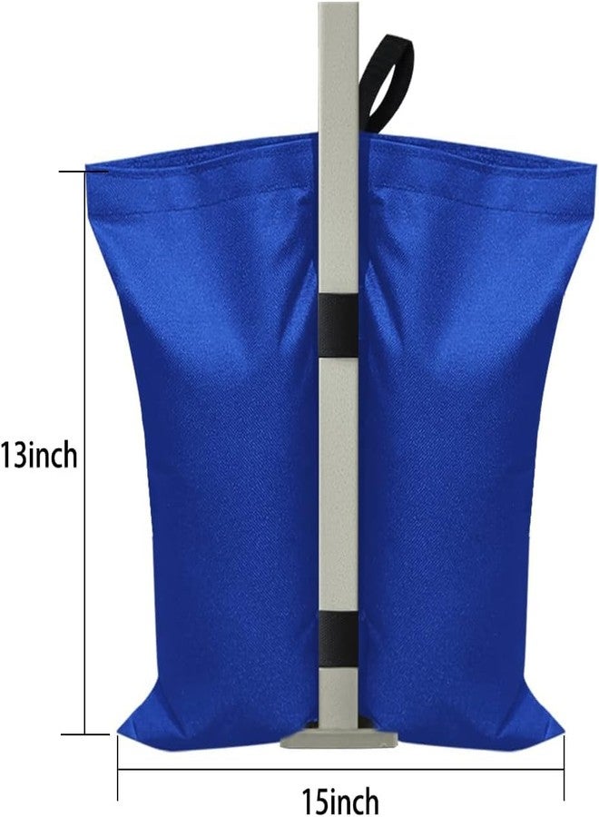 Eurmax USA Canopy Weight Bags Equipment Bags for Pop up Canopy Tent, Sand Bags for Instant Outdoor Sun Shelter Canopy Legs,Sandbag Without Sand,Set of 4(Blue) - Image 4