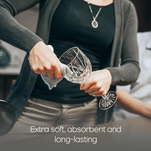 Full Circle Tidy 100% Organic Cotton Dish Cloths, Set of 3, Grayscale - Image 2