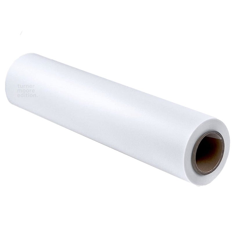 Turner Moore Edition Matte Clear Sticker Laminate Roll - Self-Adhesive, 12" x 15FT, Waterproof for Cricut & Stencils - Image 1