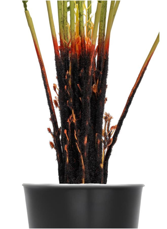 Unique Pots And Plants Areca Brown Velvet Stem Artificial Palm Tree H160CM  - Image 2