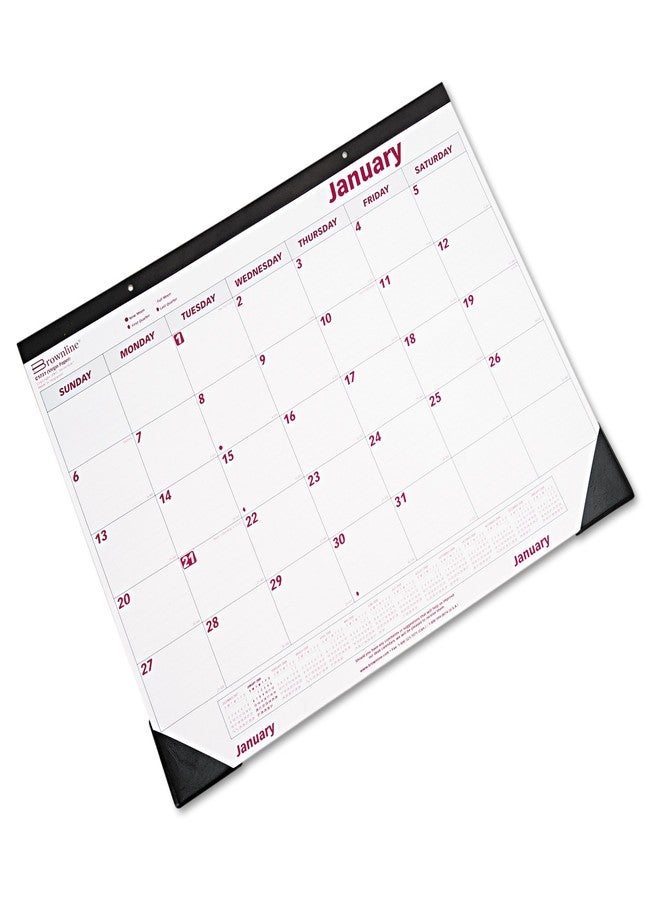 Brownline C1731 Monthly Deskpad Calendar, Chipboard, 22 x 17, 2016