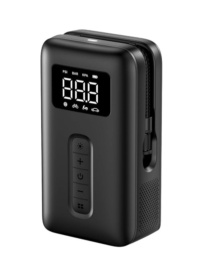 UGREEN ECO UGreen 15951 Portable Cordless Electric Air Pump & Tire Inflator 150 PSI LED Light, Digital LCD Display 2500mAh Battery - Image 1