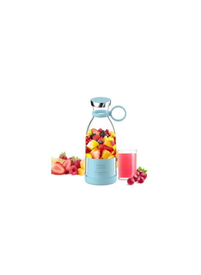 Generic - Portable and Rechargeable Battery Juice Blender  Blue - Design may vary. - Image 1
