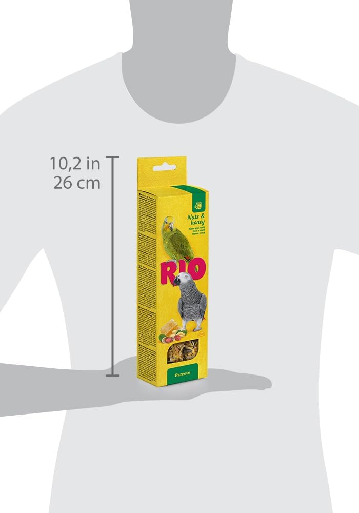 RIO Sticks for Parrots with Nuts and Honey 2x90g - Image 2