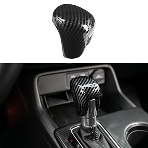 CKE Compatible with Honda Civic 2022 2023 2024 2025 2026 for CRV HRV 2023 2024 2025 2026 for Accord 20182024 2025 2026 Accessories Car Center Console Gear Shift Knob Cover Trim Cap Black Carbon