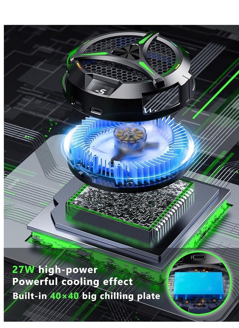 ELTRAZONE Magnetic Tablet Cooler – High-Performance Cooling Radiator with Temperature Display for iPad, Surface Pro, Tab & More – Advanced Heat Dissipation for Gaming, Streaming & Heavy Use  - Image 2