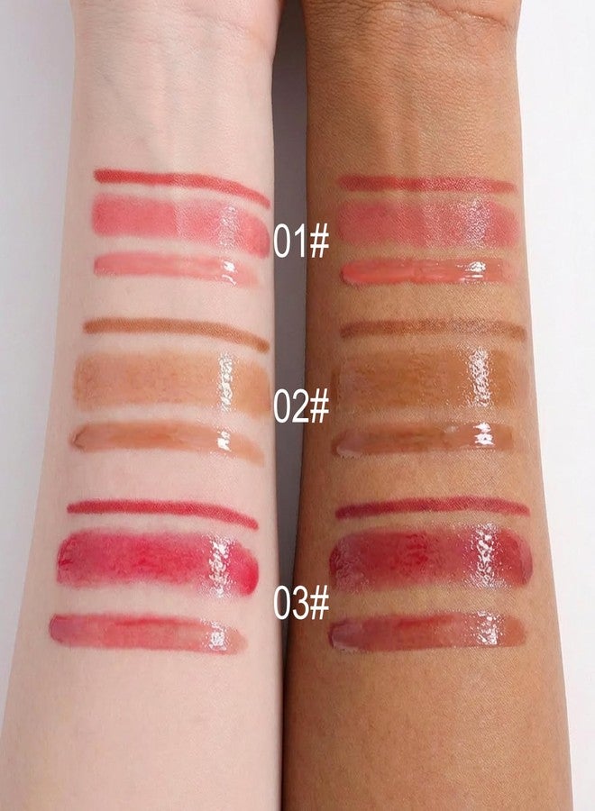 Jutqut 3PCS Lip Combo Set - Matte Lip Liner Pencil, Hydrating Tint Lipstick & Shine Gloss, Non-Sticky Long-Lasting Plumping Lip Makeup Kit for Women, Volume Sculpt Trio, 02 - Image 5