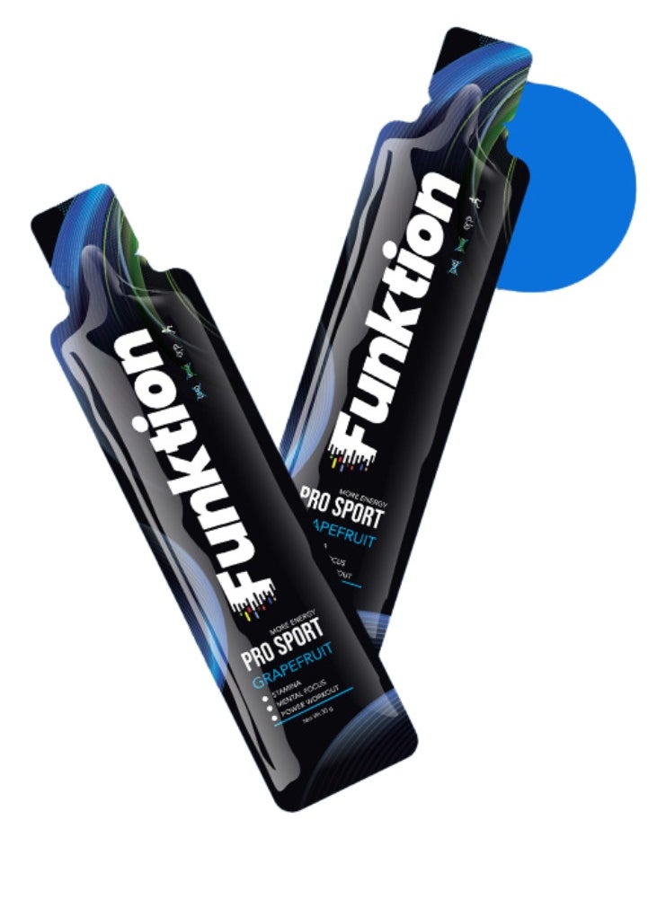 Funktion - Pre-Workout Energy Gel | 40mg Caffeine, 300mg L-Carnitine, Citrulline, Creatine Monohydrate, Beta-Alanine, L-Arginine, Taurine, Vitamin B | Boosts Energy, Strength, and Focus - Image 1