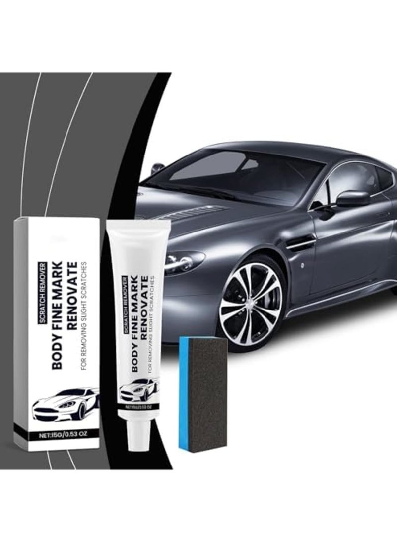 SYOSI Car Scratch Remover Kit - Instant Scratch Repair Paste for Cars, Safe & Effective Polish for Light Scratches, Swirl Marks & Paint Blemishes - Universal for All Paint Colors (1PC) - Image 2