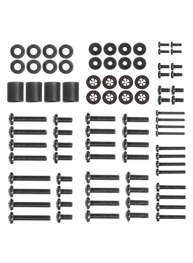 ECHOGEAR طقم أدوات تثبيت التلفاز العالمي متوافق مع جميع التلفزيونات حتى 80 بما في ذلك سامسونج. يتضمن الطقم براغي تلفاز M4 و M5 و M6 و M8. - Image 1