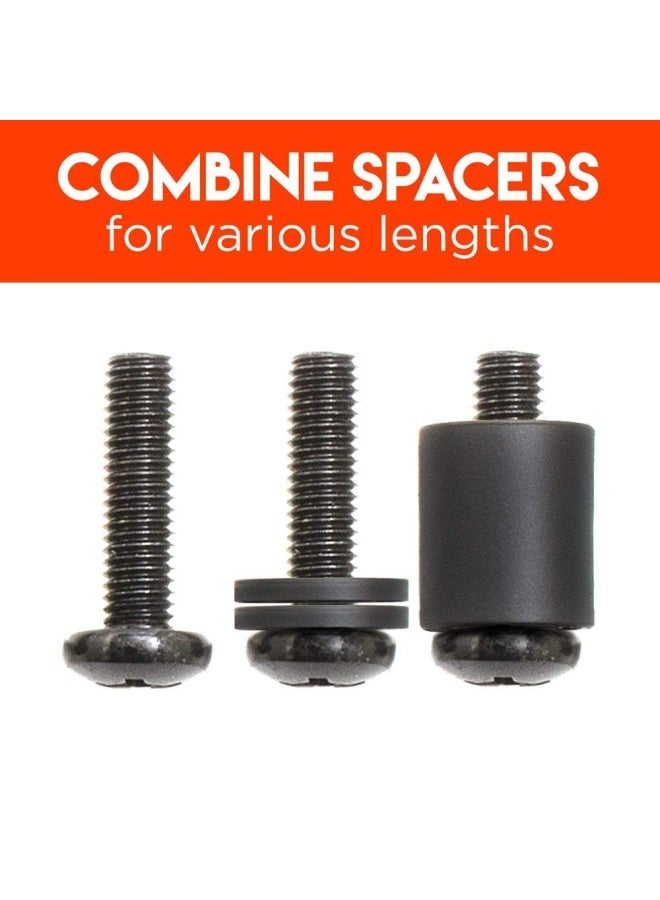 ECHOGEAR طقم أدوات تثبيت التلفاز العالمي متوافق مع جميع التلفزيونات حتى 80 بما في ذلك سامسونج. يتضمن الطقم براغي تلفاز M4 و M5 و M6 و M8. - Image 5