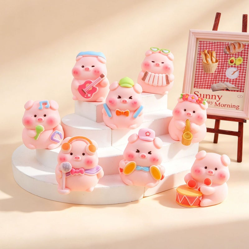 Beach Party Pig Resin Figurine Blind Bag - Image 2