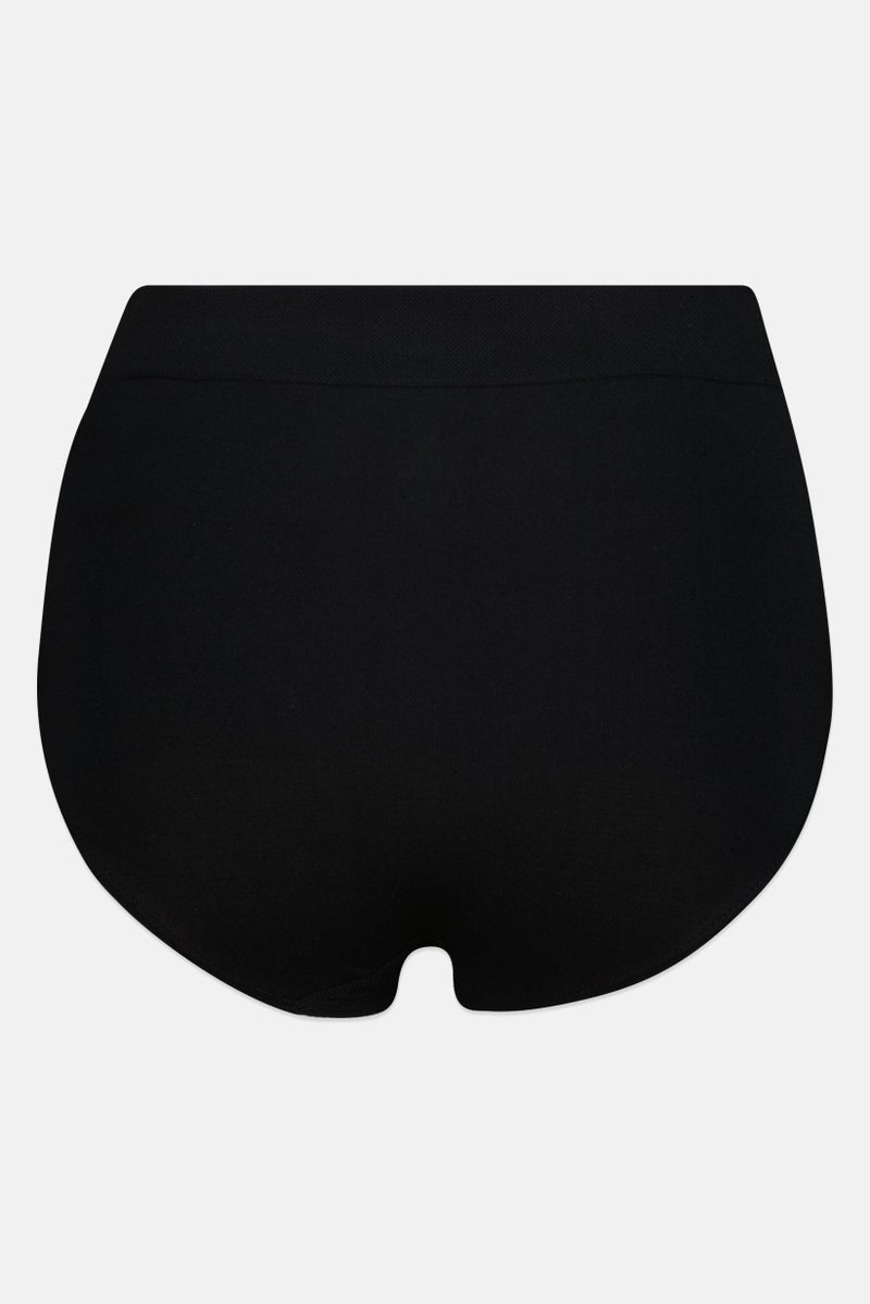 Gloria Vanderbilt Women 3 Pieces Brand Logo Seamless Brief, Multicolor - Image 3